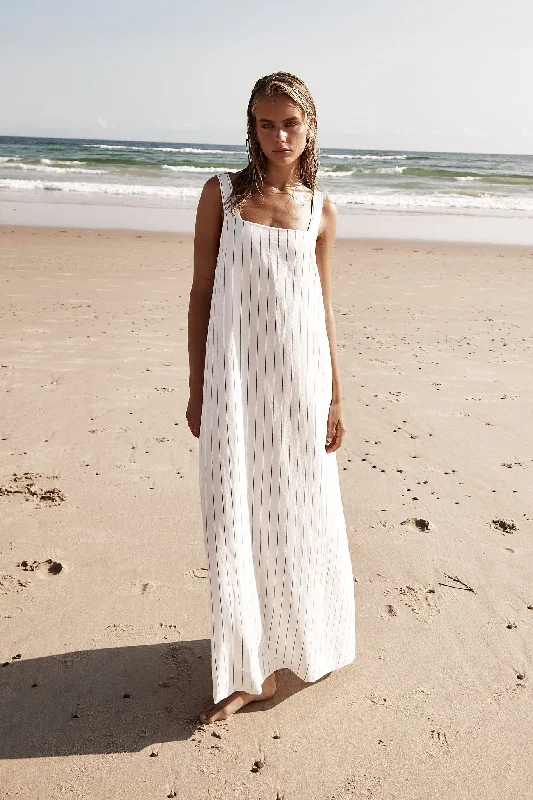 Cannes Maxi Dress (White)