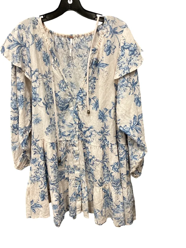 Dress Casual Short By Free People In Floral Print, Size: M