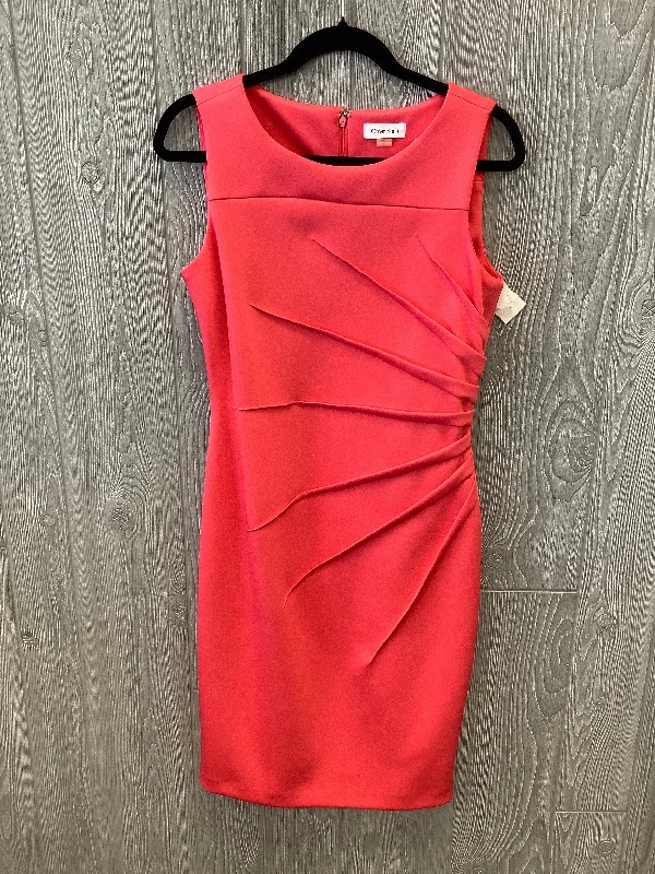 Pink Dress Casual Midi Calvin Klein, Size M