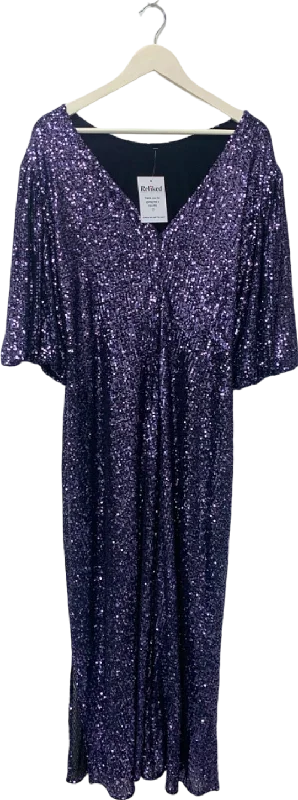 Scamp & Dude Purple Sequin Dress UK 22