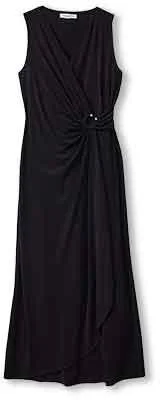 Tommy Bahama Women's Clara Glimmer Sleeveless Maxi Dress - Black