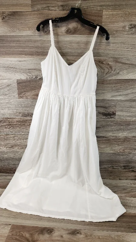 White Dress Casual Maxi Old Navy, Size S