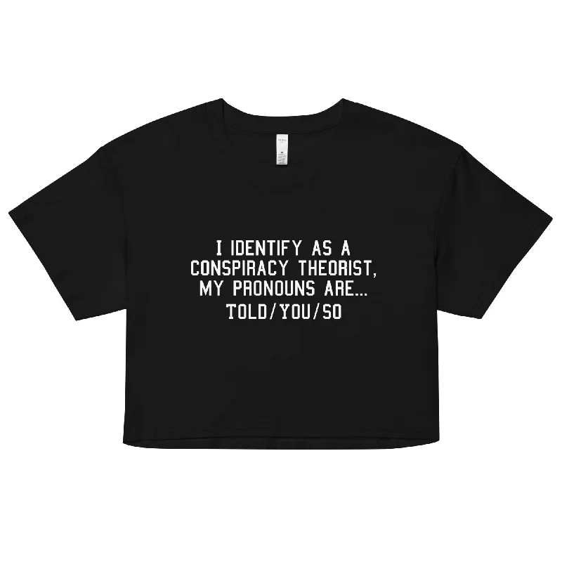 I identify as... Women’s Crop Top