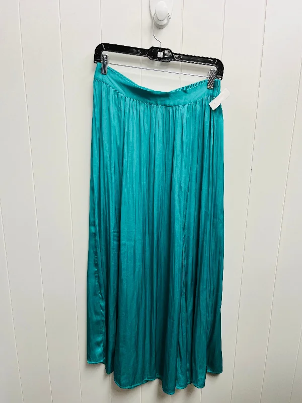 Skirt Maxi By Chicos In Teal, Size: M