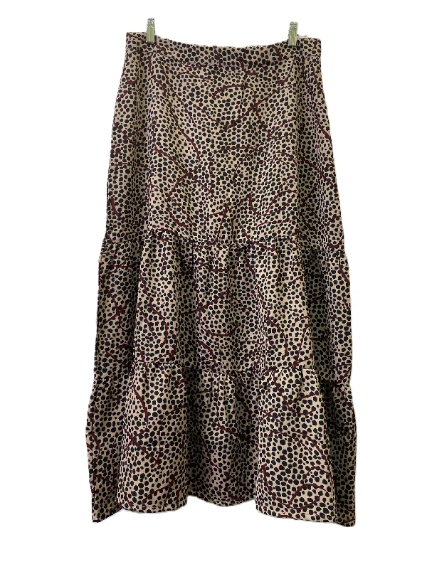 Skirt Maxi By Epik In Animal Print, Size: L