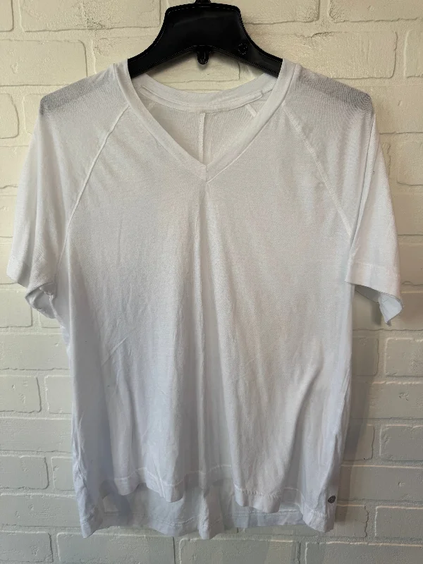 Top Short Sleeve Basic By Zella In White, Size: S