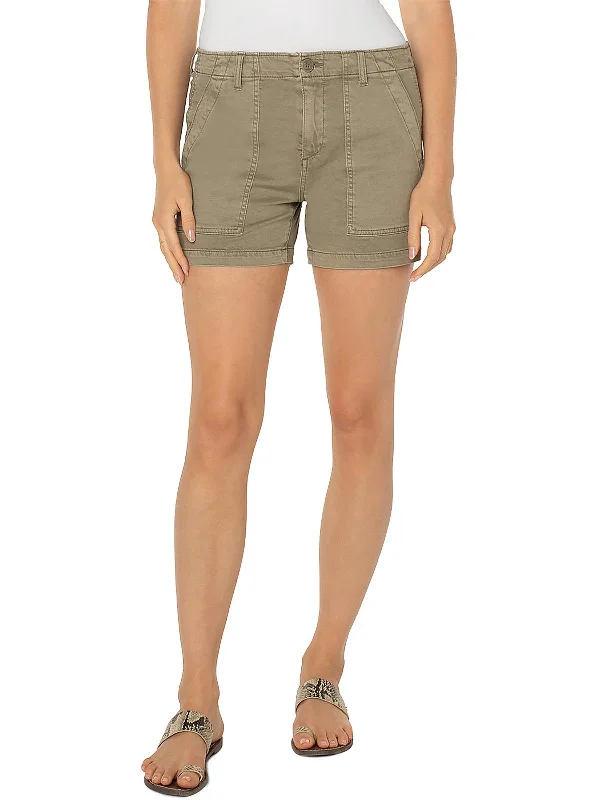 Womens Lightweght Utility Casual Shorts