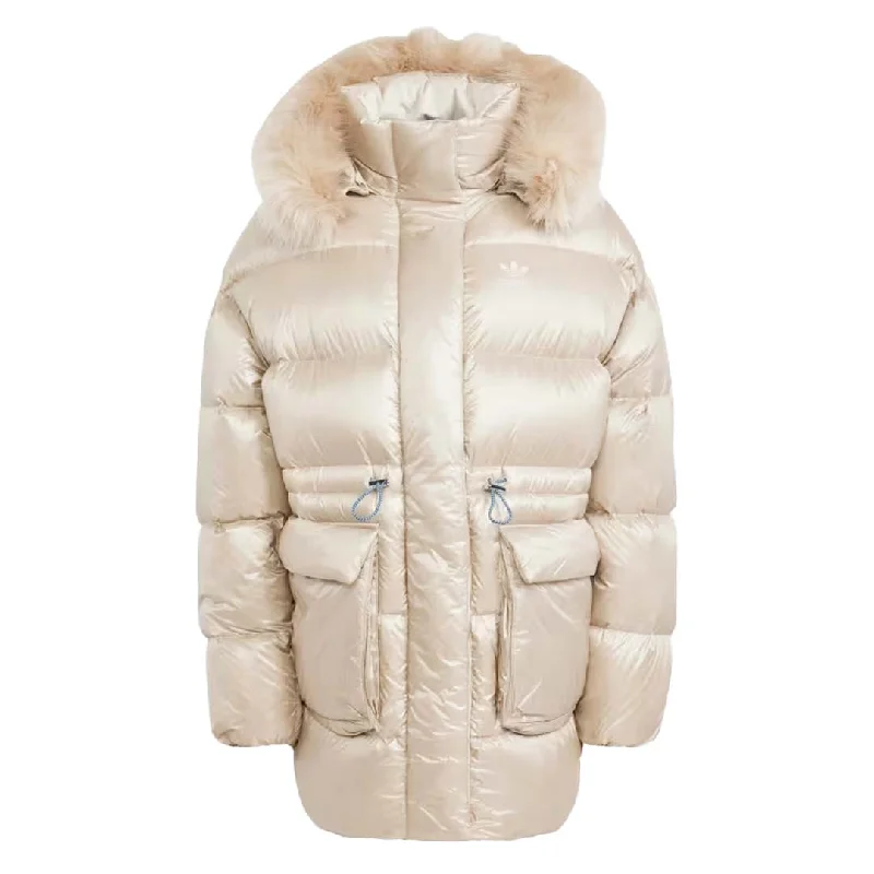 adidas - Women's Puffed Long Fur Jacket (IR7116)