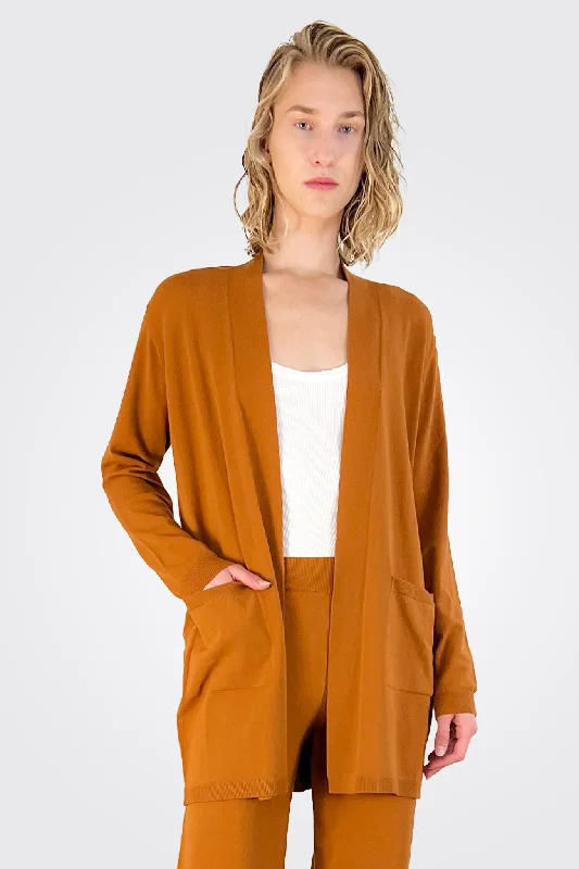 Pocket Cardigan - Brown