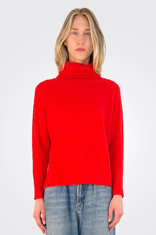 Turtleneck Sweater - Cardinal