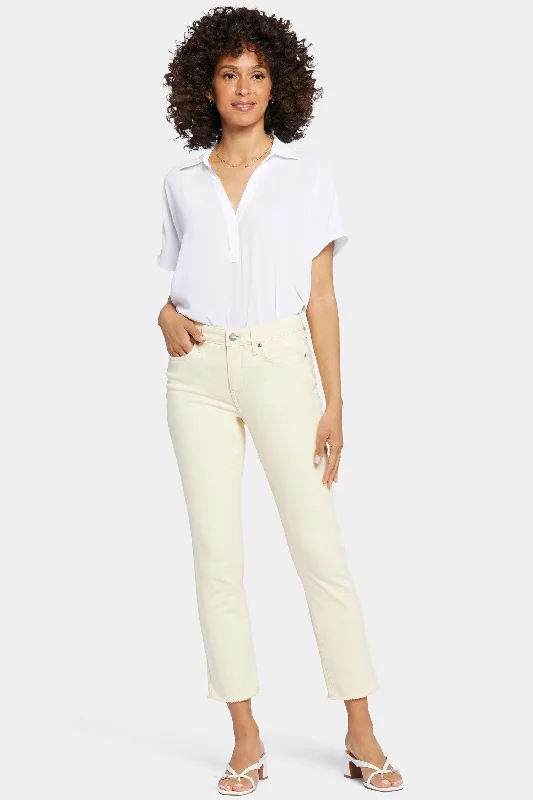 Sheri Slim Ankle Jeans - Banana Sorbet