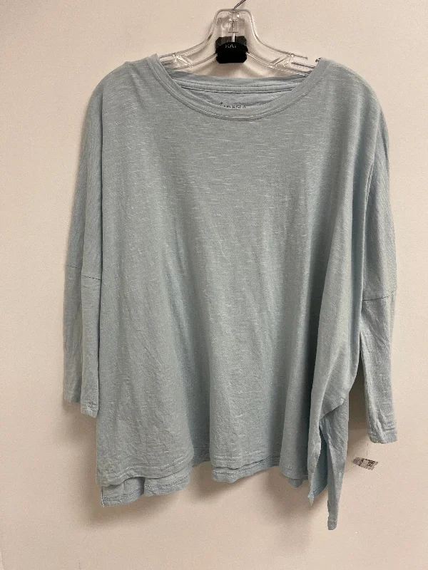 Top Long Sleeve By Clothes Mentor In Blue, Size: Osfm