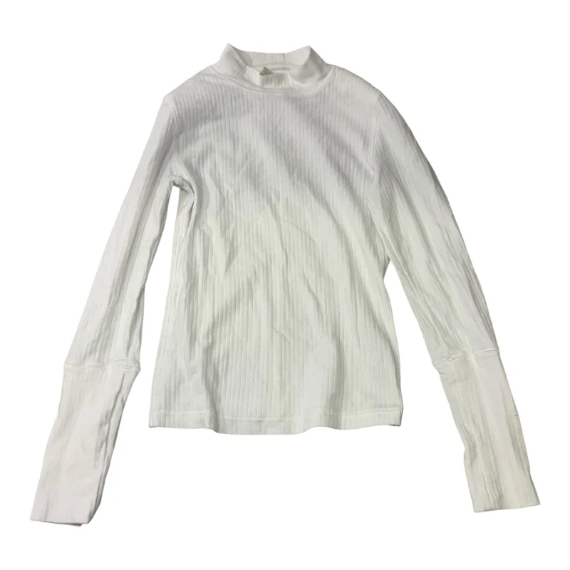 Top Long Sleeve By Free People In White, Size: S