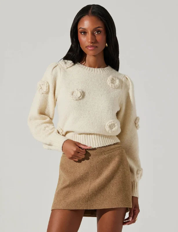 Wilessa Sweater, Cream